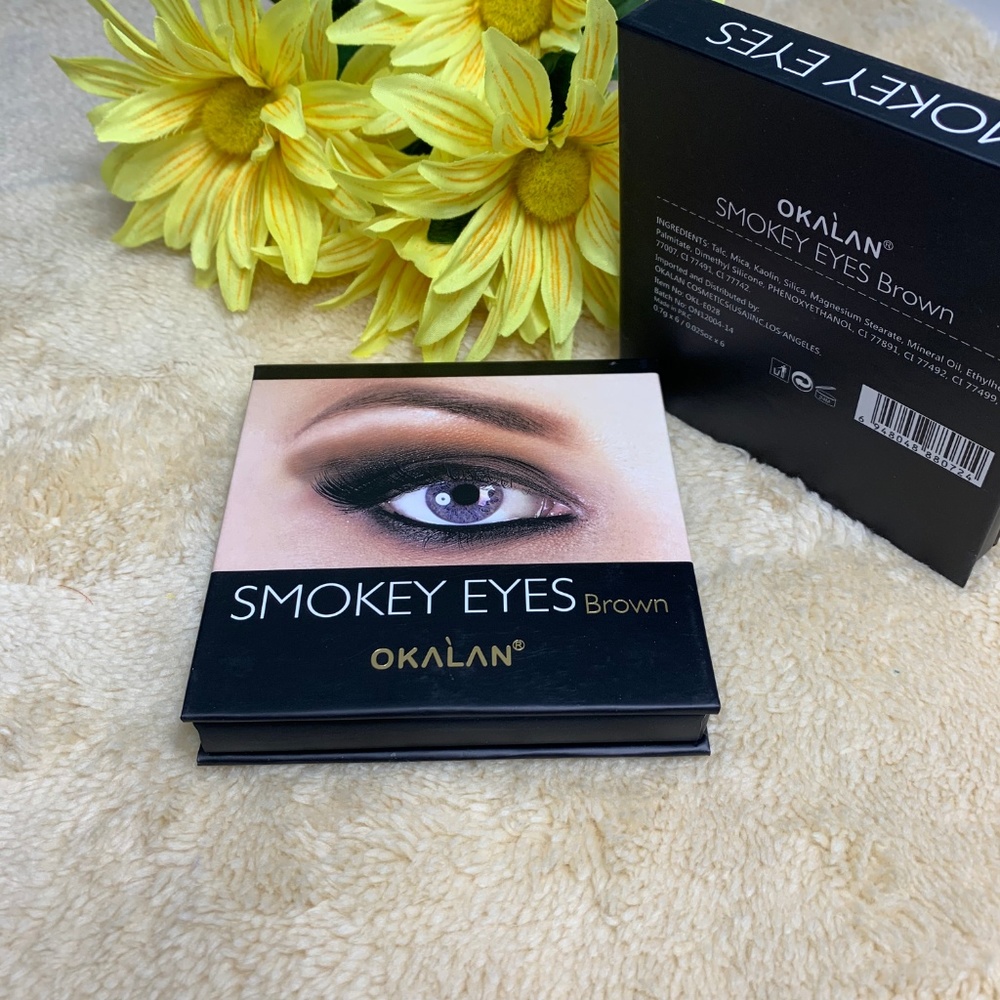 Okalan Smokey Eyes Brown Eyeshadow Authentic New - Picture 8 of 8